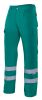 Pantalons reflectors velilla amb cintes multibutxaques de cotó verd vista 1
