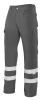 Pantalons reflectants velilla amb cintes multibutxaques de cotó gris vista 1