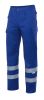 Pantalons reflectants velilla amb cintes multibutxaques de cotó blau vista 1