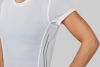 Damen Kurzarm Sport-T-Shirt. Bi-Material Kurzärmel