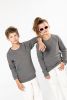 Raglan-ærmede sweatshirts i økologisk bomuld til drenge med lange ærmer