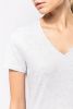 Ladies\' short-sleeved V-neck T-shirt Kurzärmel