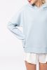Lounge sweatshirt i økologisk bomull med hette for kvinner Lange ermer