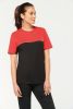 Zweifarbiges umweltfreundliches Unisex-T-Shirt mit kurzen Ärmeln Kurzärmel