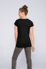 Kvinnors V-ringad Softstyle T-shirt med kort ärm