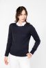 Pull Supima® col rond  femme Manche longue