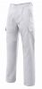 Pantalons de treball velilla multibutxaques amb 5 butxaques de cotó blanc per personalitzar vista 1