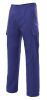 Pantalons de treball velilla multibutxaques amb 5 butxaques de cotó blau per personalitzar vista 1