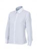 Damskie białe bawełniane koszule robocze Velilla z długim rękawem i nadrukiem 1