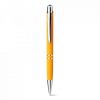 Kugelschreiber marieta soft metall gelb mit Werbung bilden 1