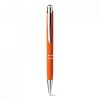 Kugelschreiber marieta soft metall orange mit Werbung bilden 1