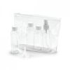 Kulturbeutel deniro pvc transparent mit Logo bilden 1