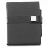 Libretas sin anillas branve empire notebook negro con logo vista 1
