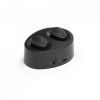 Écouteurs bouton chargaff plastique noir imprimé image 1