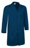 Camici da lavoro blu valento in poliestere blu navy con vista logo 1