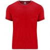 T shirts à manches courtes roly terrier 100% coton rouge avec la publicité image 1