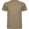 T shirts sport roly montecarlo polyester sable foncé imprimé image 1