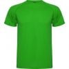T shirts sport roly montecarlo polyester vert fougère imprimé image 1