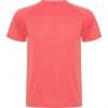 T shirts sport roly montecarlo polyester corail fluo imprimé image 1