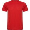 T shirts sport roly montecarlo polyester rouge imprimé image 1