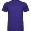 T shirts sport roly montecarlo polyester violet imprimé image 1