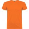 T shirts manga curta roly beagle 100% algodão laranja com logótipo imagem 1