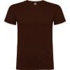 T shirts manga curta roly beagle 100% algodão chocolate com logótipo imagem 1
