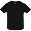 Koszulki z krótkim rękawem roly baby 100% bawełna czarny z logo obraz 1