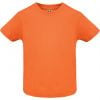 Koszulki z krótkim rękawem roly baby 100% bawełna pomarańczowy z logo obraz 1