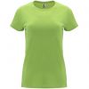 Camisetas manga corta roly capri mujer de 100% algodón verde oasis con logo vista 1