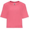 T shirts à manches courtes roly dominica woman 100% coton rose lady fluo imprimé image 1