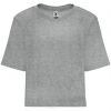 T shirts à manches courtes roly dominica woman 100% coton gris chiné imprimé image 1