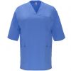 Camisetas manga corta roly panacea de poliéster azul lab con publicidad vista 1