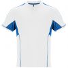 Combinaisons sportives roly kit sport boca polyester blanc bleu royal avec logo image 1