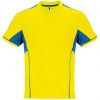 Combinaisons sportives roly kit sport boca polyester jaune bleu royal avec logo image 1