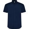 Camisas manga corta roly aifos de poliéster azul marino para personalizar vista 1