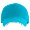 Cappellini personalizzati roly eris 100% cotone turchese stampato immagine 1