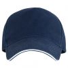 Cappellini personalizzati roly eris 100% cotone blu navy stampato immagine 1