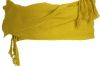 Regionalne bawełniane szarfy Peñas z frędzlami 12x240 cm ze 100% żółtej bawełny z widokiem reklamowym 1