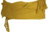 Regionalne bawełniane szarfy Peñas z frędzlami 12x240 cm ze 100% złotej bawełny z widokiem reklamowym 1