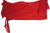 Regionalne bawełniane szarfy Peñas z frędzlami 12x240 cm ze 100% czerwonej bawełny z widokiem reklamowym 1