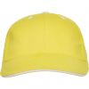 Cappellini personalizzati roly panel 100% cotone giallo immagine 1