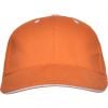 Cappellini personalizzati roly panel 100% cotone arancione immagine 1