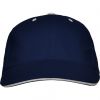 Cappellini personalizzati roly panel 100% cotone blu navy immagine 1