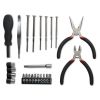 Kit herramientas paul tool set in aluminium case de metal negro con impresión vista 6