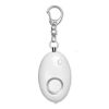 Porte-clés alarmes en plastique blanc personnalisés vue 6